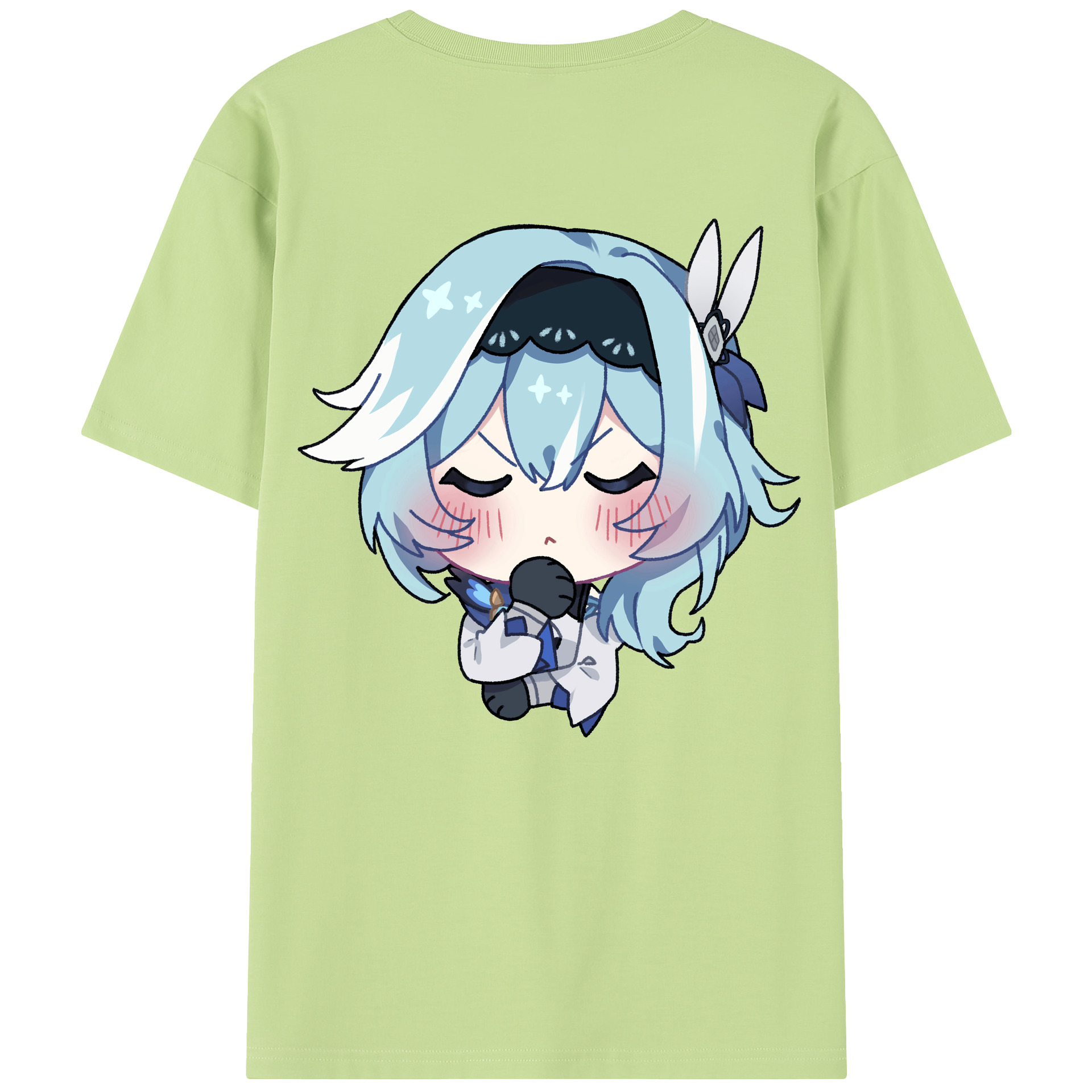 げんし神 优菈 ゆうら genshin Yūra 綿100％半袖Tシャツ（背面プリント）